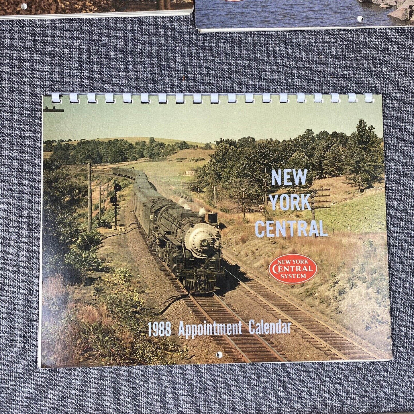 Lot of 3 - New York Central system 1988, 1989, 1990 appointment Calendars