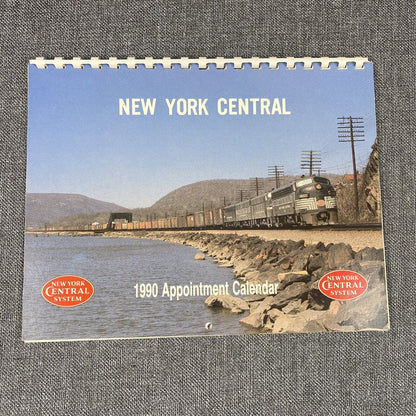 Lot of 3 - New York Central system 1988, 1989, 1990 appointment Calendars