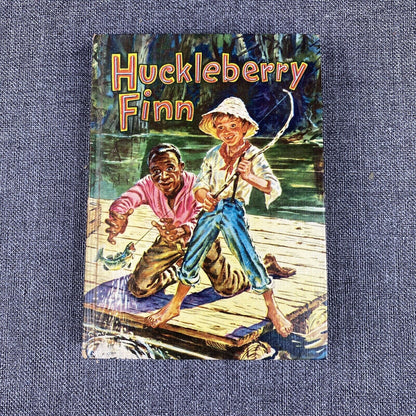 Vintage 1955 Adventures of Huckleberry Finn Book Whitman Publishing Mark Twain