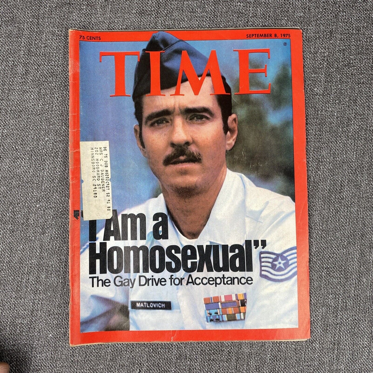 Time Magazine (1975) Vintage Lot of 10