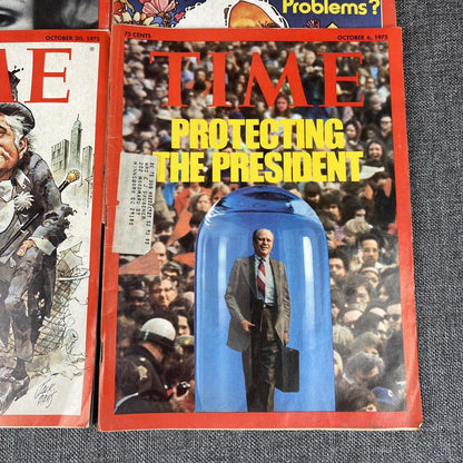 Time Magazine (1975) Vintage Lot of 10