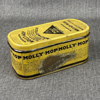 Vintage Interchangeable Molly-Mop Polish in the original Lithographed Can