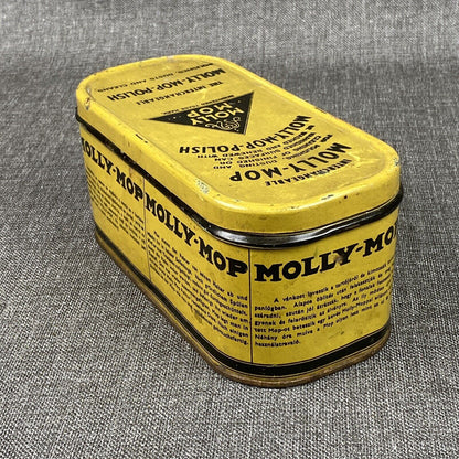 Vintage Interchangeable Molly-Mop Polish in the original Lithographed Can