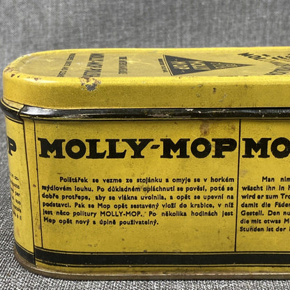 Vintage Interchangeable Molly-Mop Polish in the original Lithographed Can