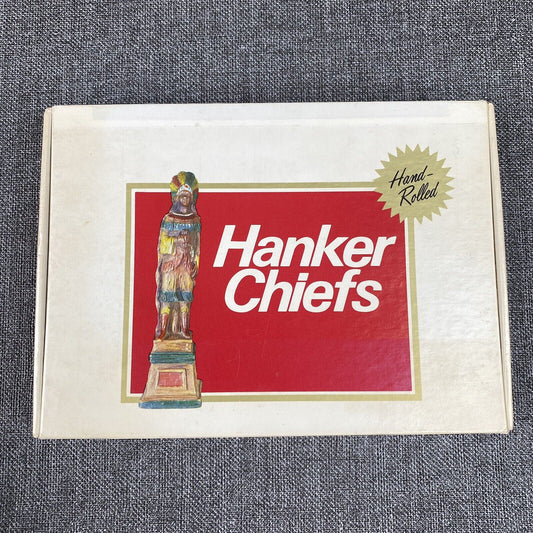 Vintage NEW Ashear Cigar Box Hanker Chiefs 100% Cotton Complete Set