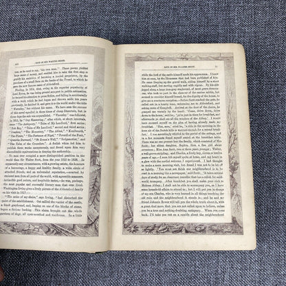 Antique Sir Walter Scott's Poetical Works Gall & Inglis Landscape Edition Rare