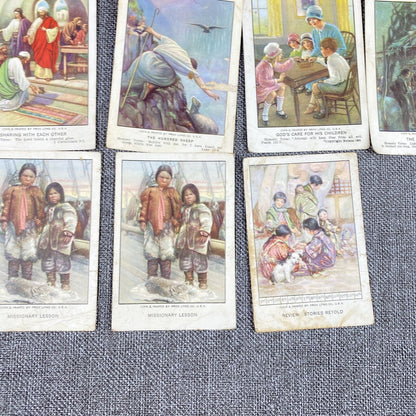 Lot of 39 ANTIQUE 1928 Bible Picture Cards