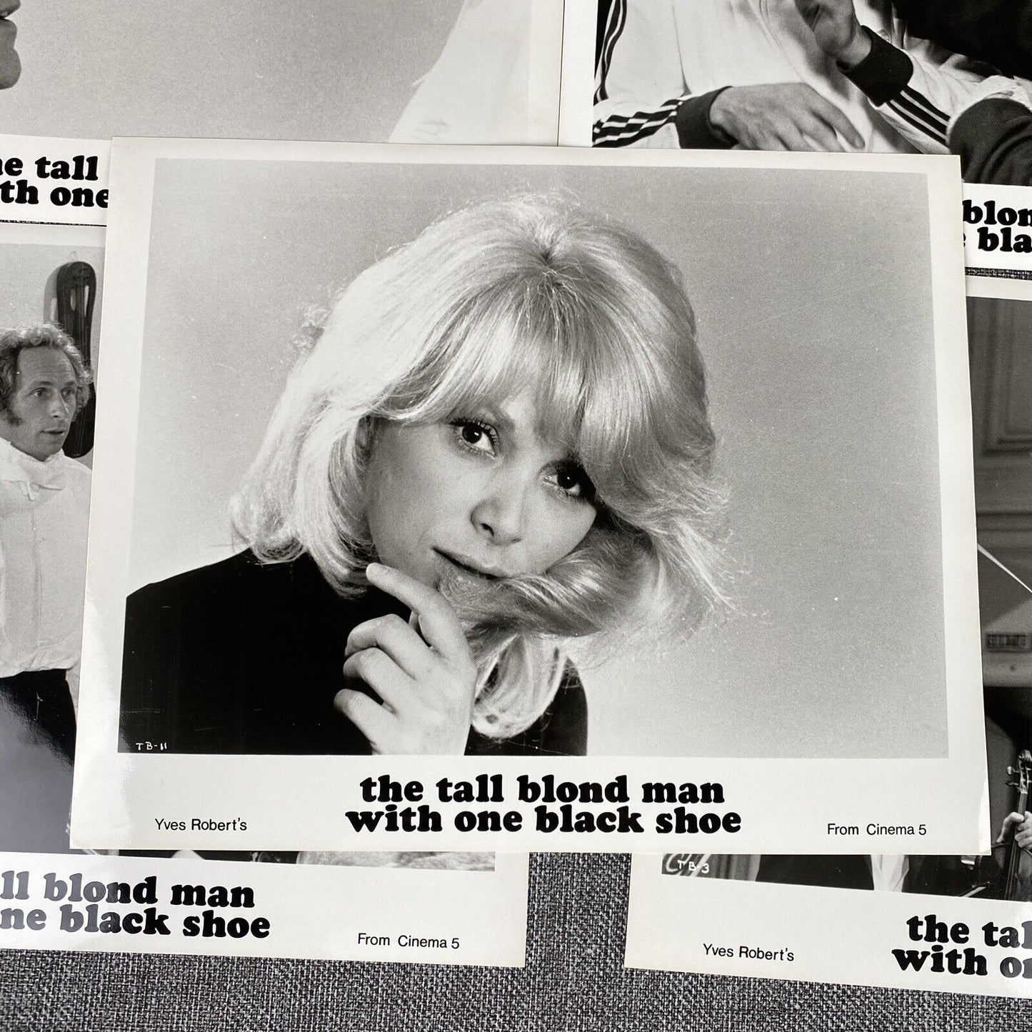 The Tall Blond Man With One Back Shoe 1972 French Movie Photo LOT Pierre Richard