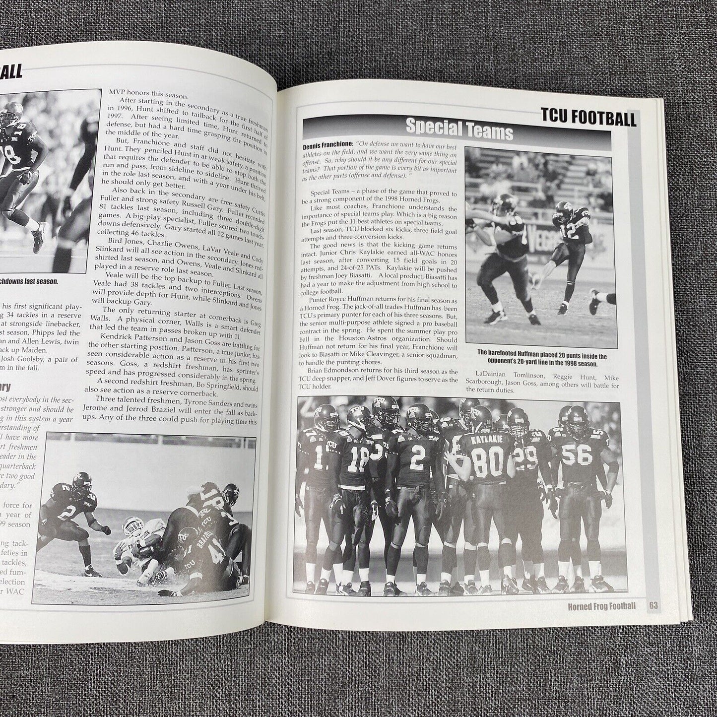 1999 TCU Football Media Guide