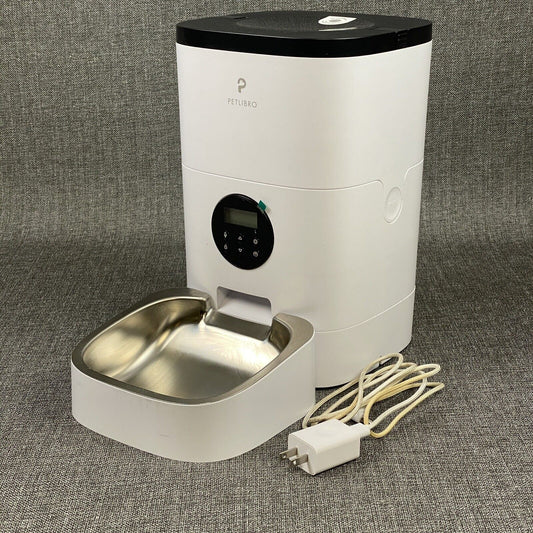 PETLIBRO Automatic Cat Feeder, Automatic Cat Food Dispenser White