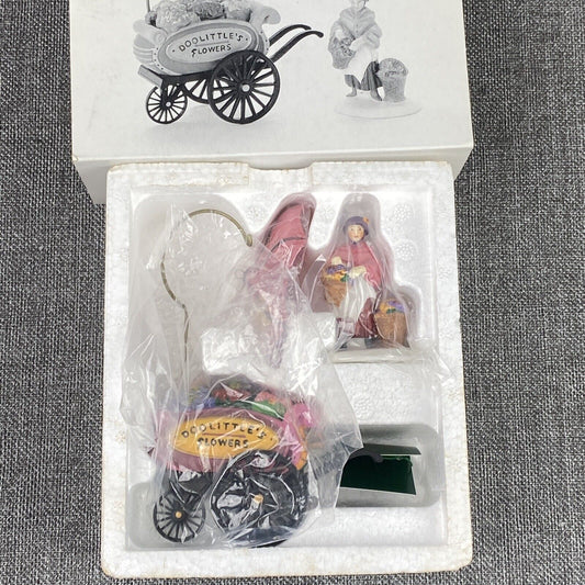 Dept 56 Dickens Heritage Village CHELSEA MARKET FLOWER MONGER & CART NRFB