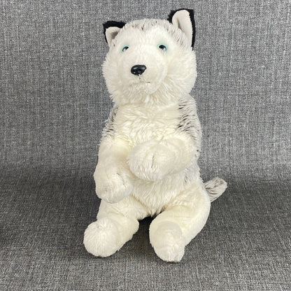 Animal Alley Husky  Dog 2009 Stuffed Toy Gray White ToysRUs 12"