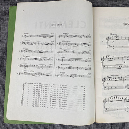 Selected Piano Sonatas Sheet Music Clementi, Muzio piano 36, 37, 38