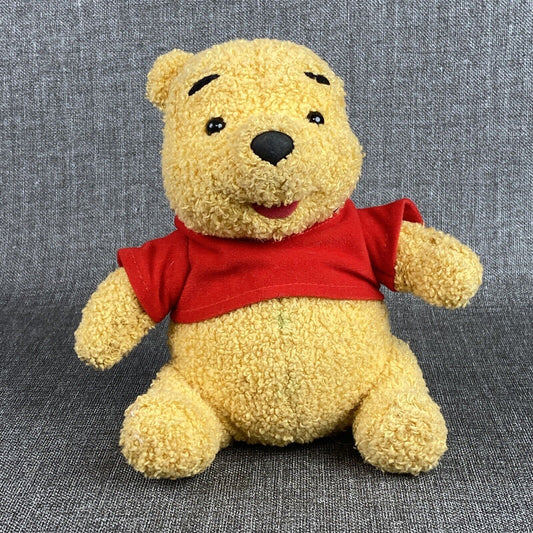 VTG Mattel Posable Plush Winnie The Pooh Talking Singing Disney 1998 Tested 8.5"