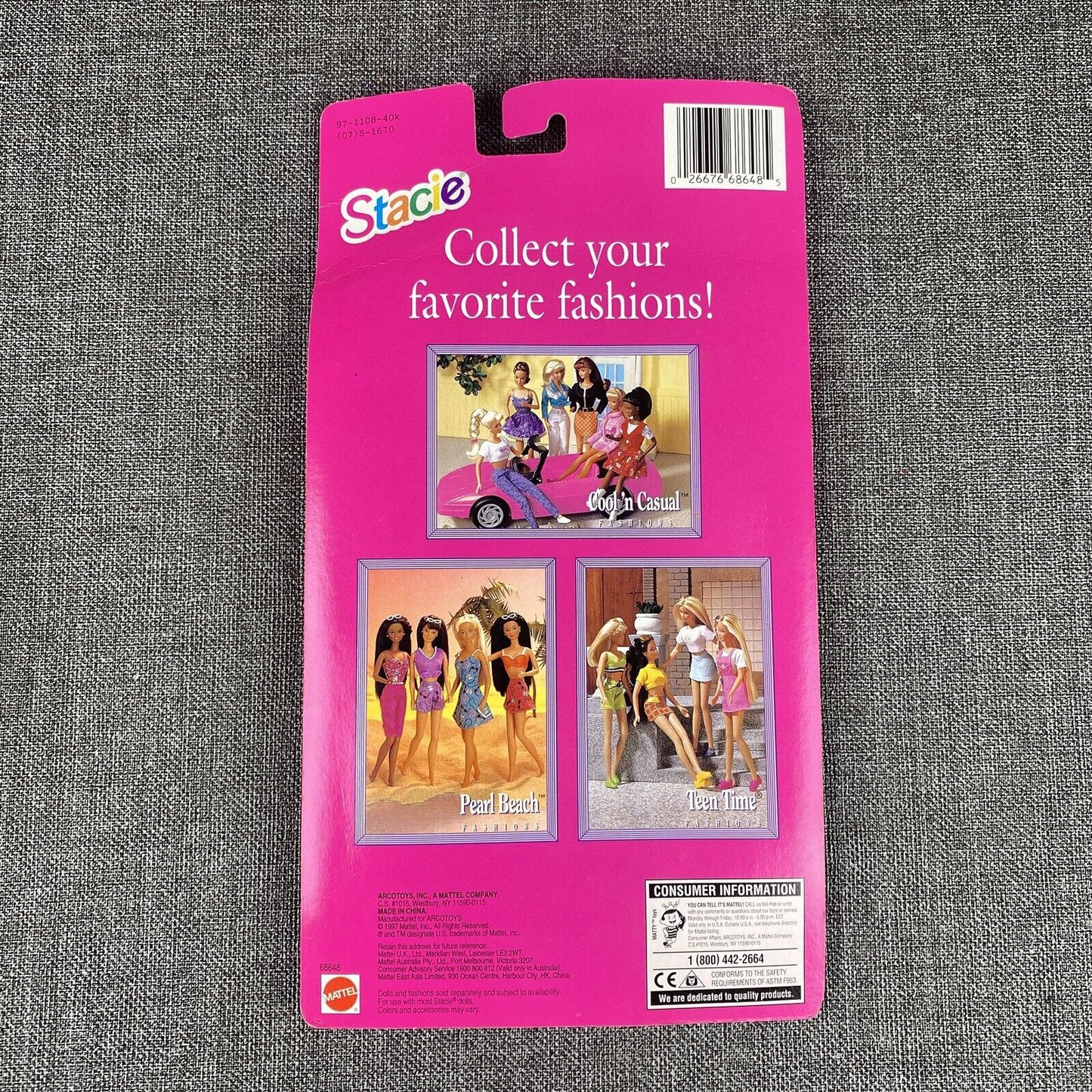 Vintage Stacie Feeling Fun Fashion Outfit Barbie Doll Collection Clothing