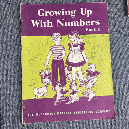 Vintage elementary School Work Books Spelling, Math etc... 1970's