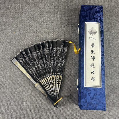 Vintage Japanese Folding Fan Traditional Dance 16"