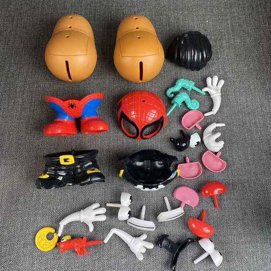 Mr Potato Head 2001 Spider Man Pirate pieces