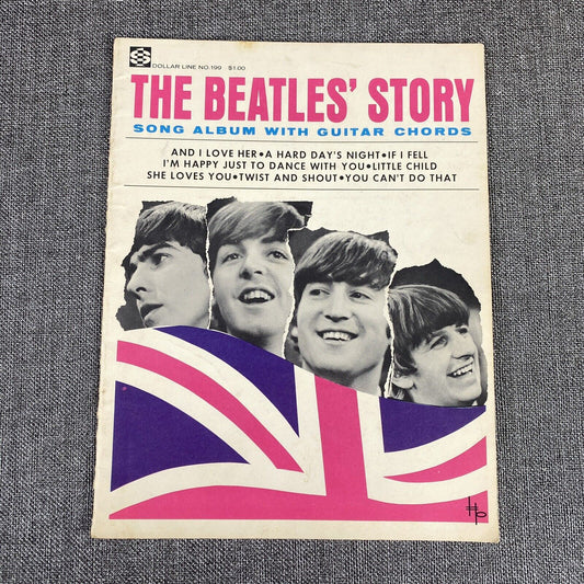 The Beatle's Story Song Album with guitar chords,  Dollar Line 199, 1964