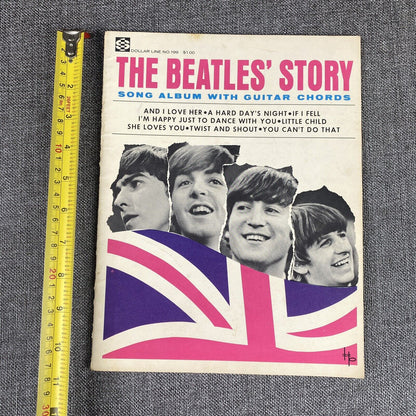 The Beatle's Story Song Album with guitar chords,  Dollar Line 199, 1964