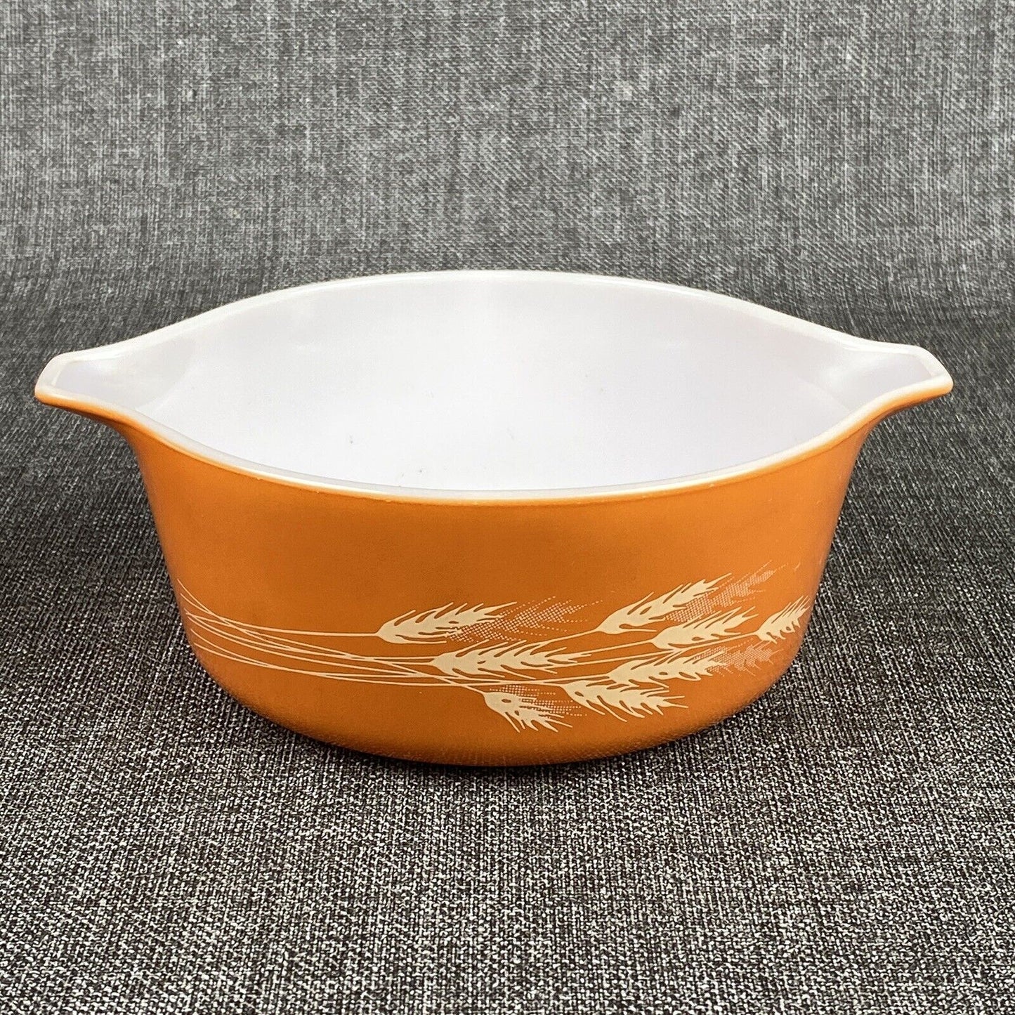 2 - Vintage Pyrex Autumn Harvest Wheat Mixing Bowls