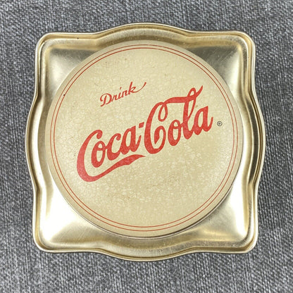 Retro Print "Drink Coca-Cola" "Have a Coke" Flip Top Storage Tin 1999