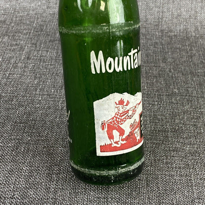 Vintage Mountain Dew 10oz Hillbilly Glass Bottle “It'll Tickle Yore Innards”Soda