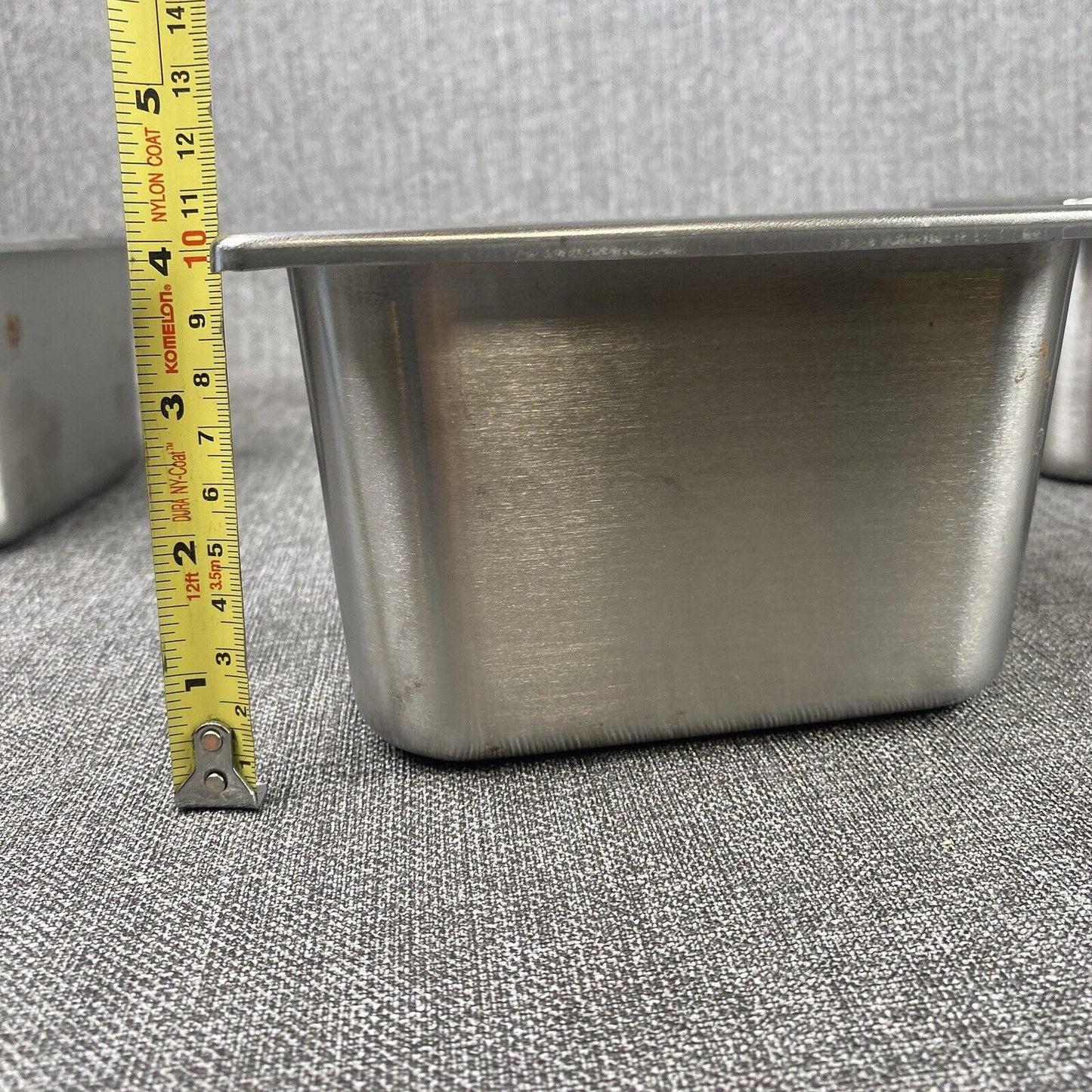 Lot of 4 - Polar Ware 1 Quart Stainless Steel Pan/Tray