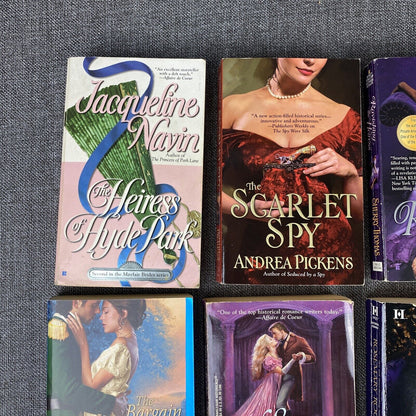 Lot of 10 Romance Novels Vintage Paperback, Mary Jo Putney, Sherry Thomas etc...