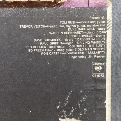 Tom Rush - Self Titled - 1970 Vinyl LP Record Album