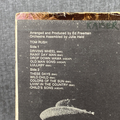 Tom Rush - Self Titled - 1970 Vinyl LP Record Album