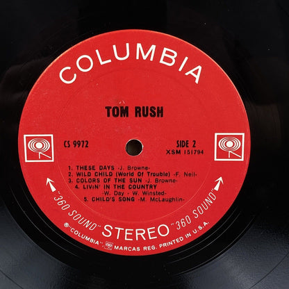 Tom Rush - Self Titled - 1970 Vinyl LP Record Album