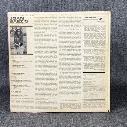 Joan Baez 5 Vanguard VRS-9160 Vinyl LP