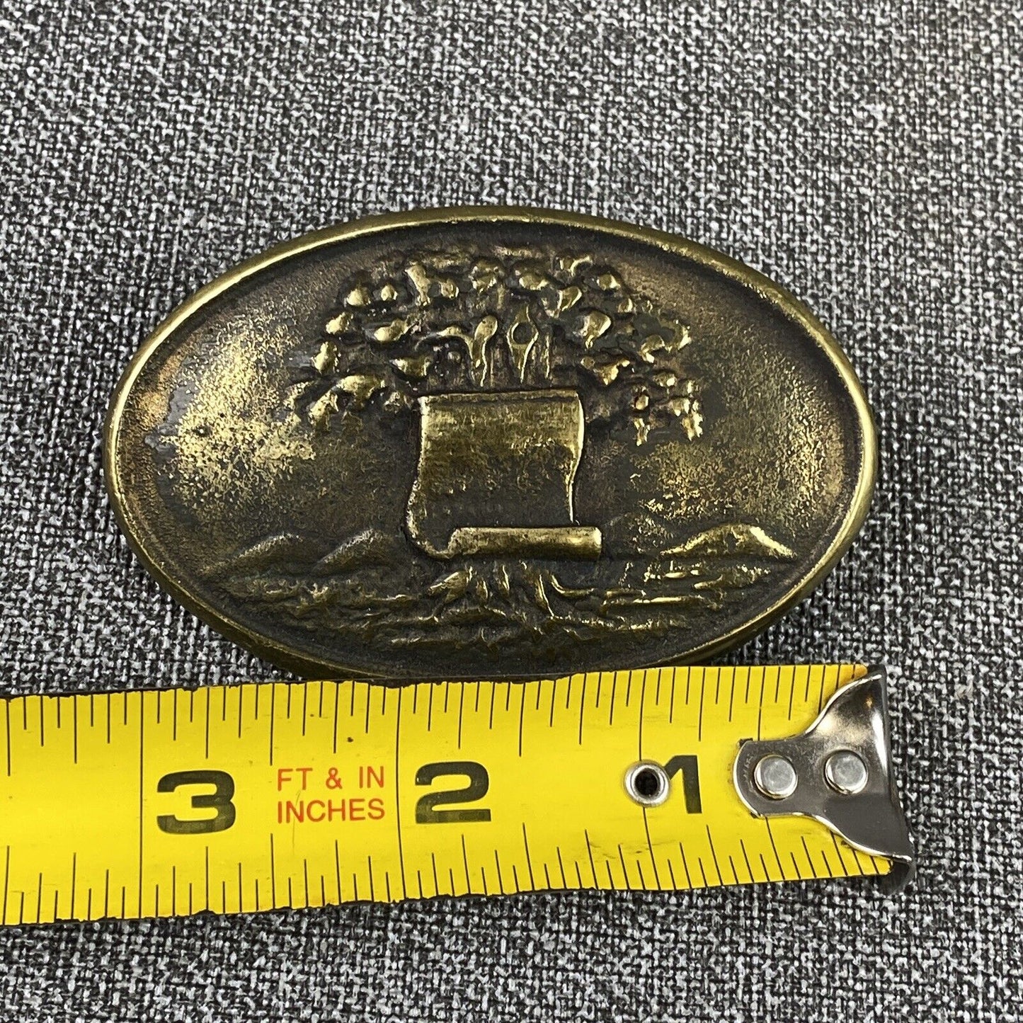 Alabama Belt Plate CW-25 Civil War Belt Buckle Brass Reproduction