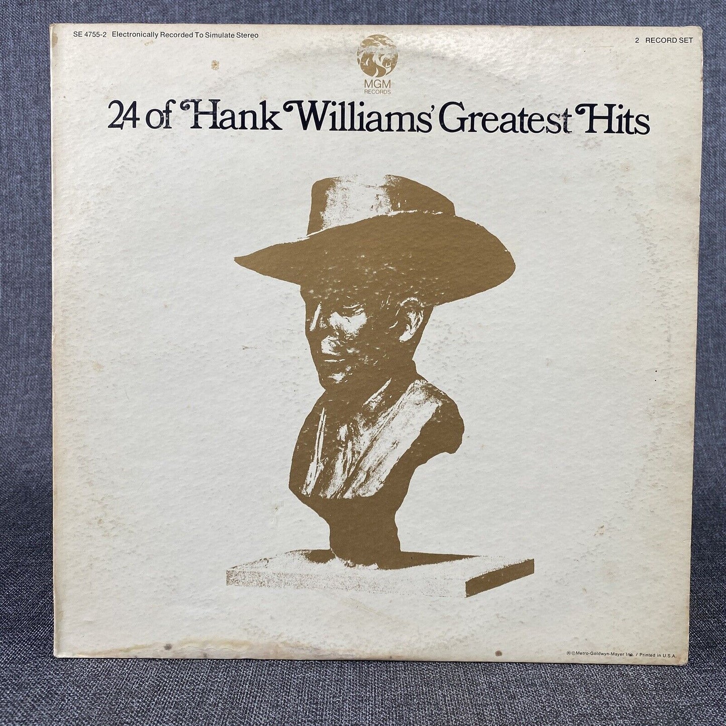 24 of HANK WILLIAMS Greatest Hits Best LP country vinyl MGM Records STEREO 2LP