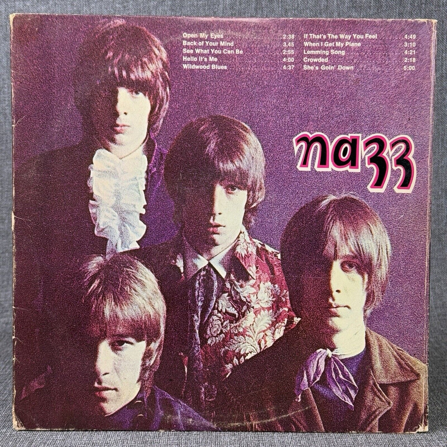 Nazz Vinyl Record 1968 Psychedelic Rock Vinyl Record LP