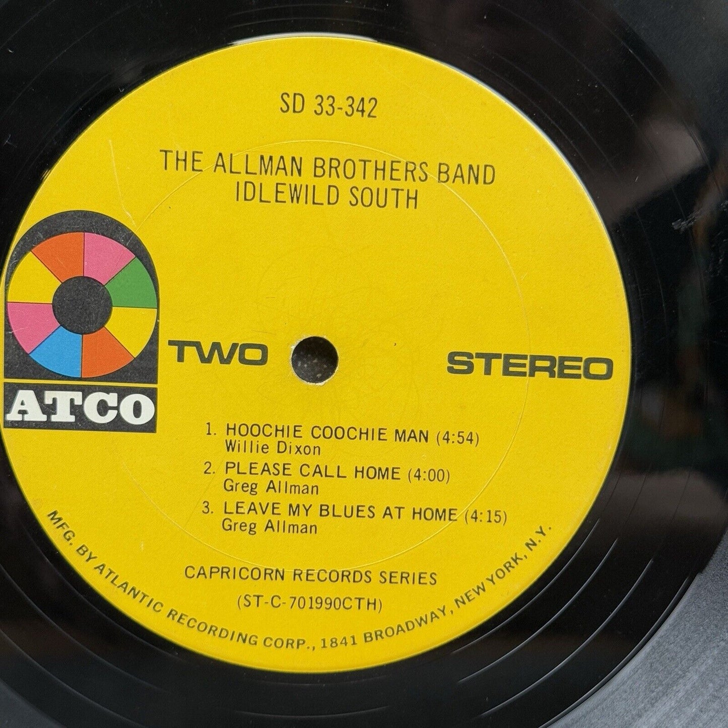 The Allmann Brothers - Idlewild South Vinyl Record