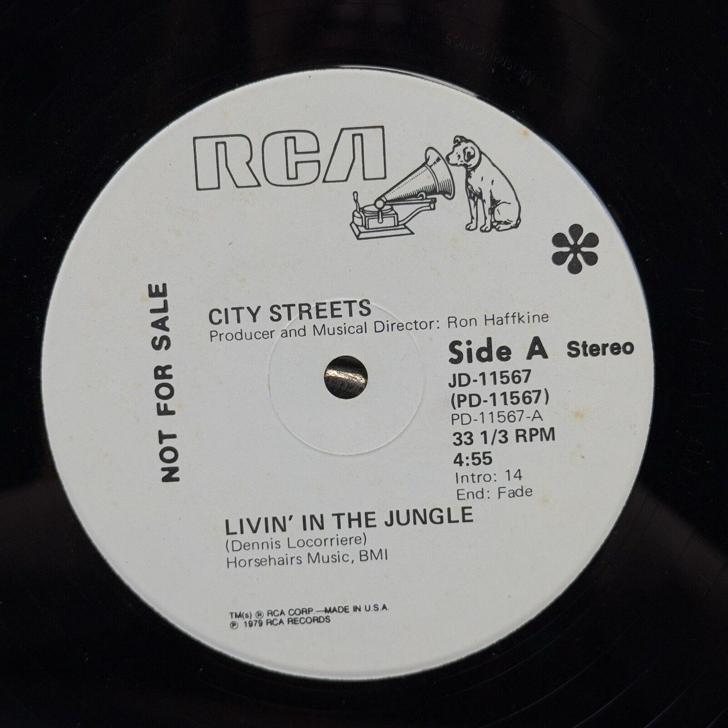 Disco Magic City Streets Promotional Vinyl Record 1979 Near Mint