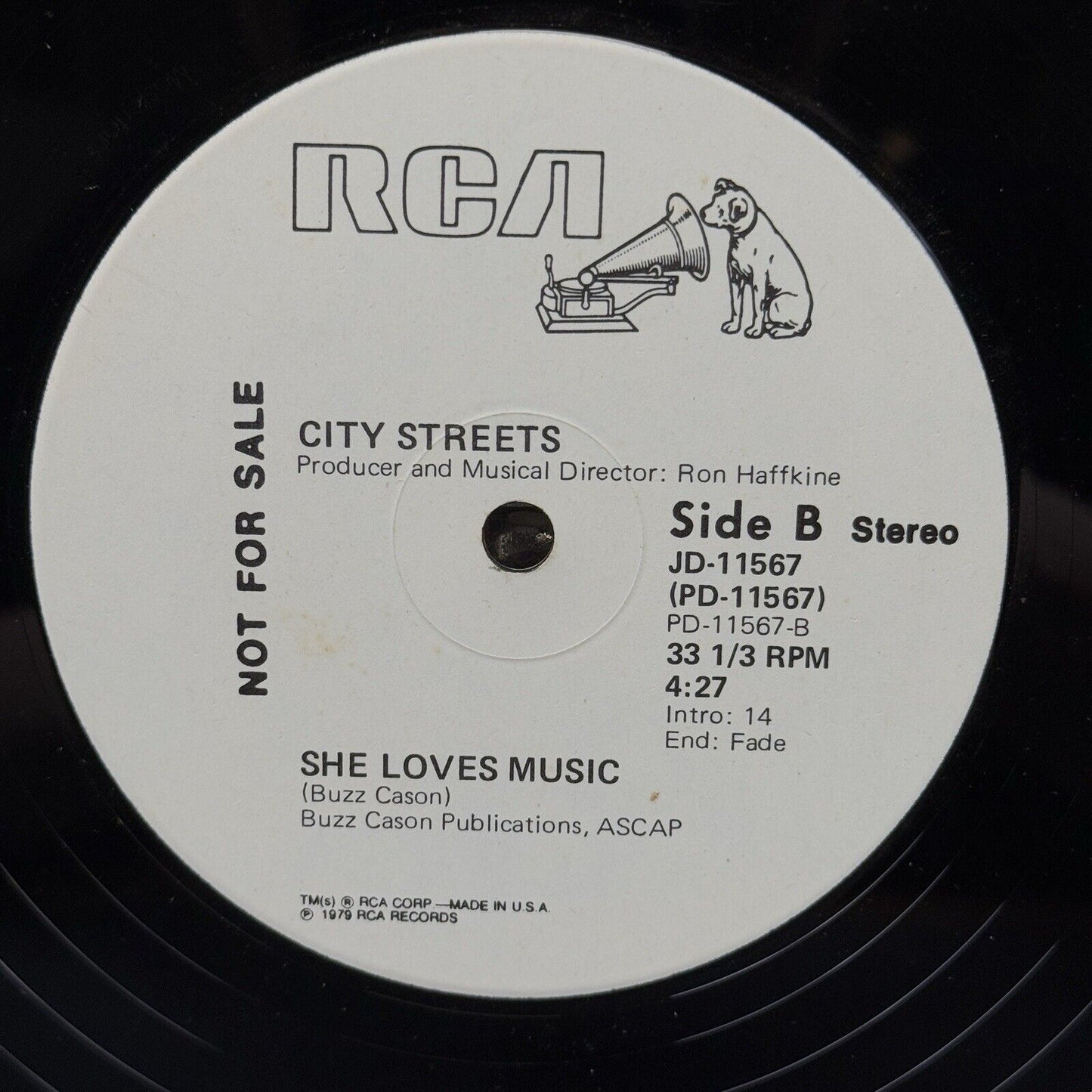 Disco Magic City Streets Promotional Vinyl Record 1979 Near Mint