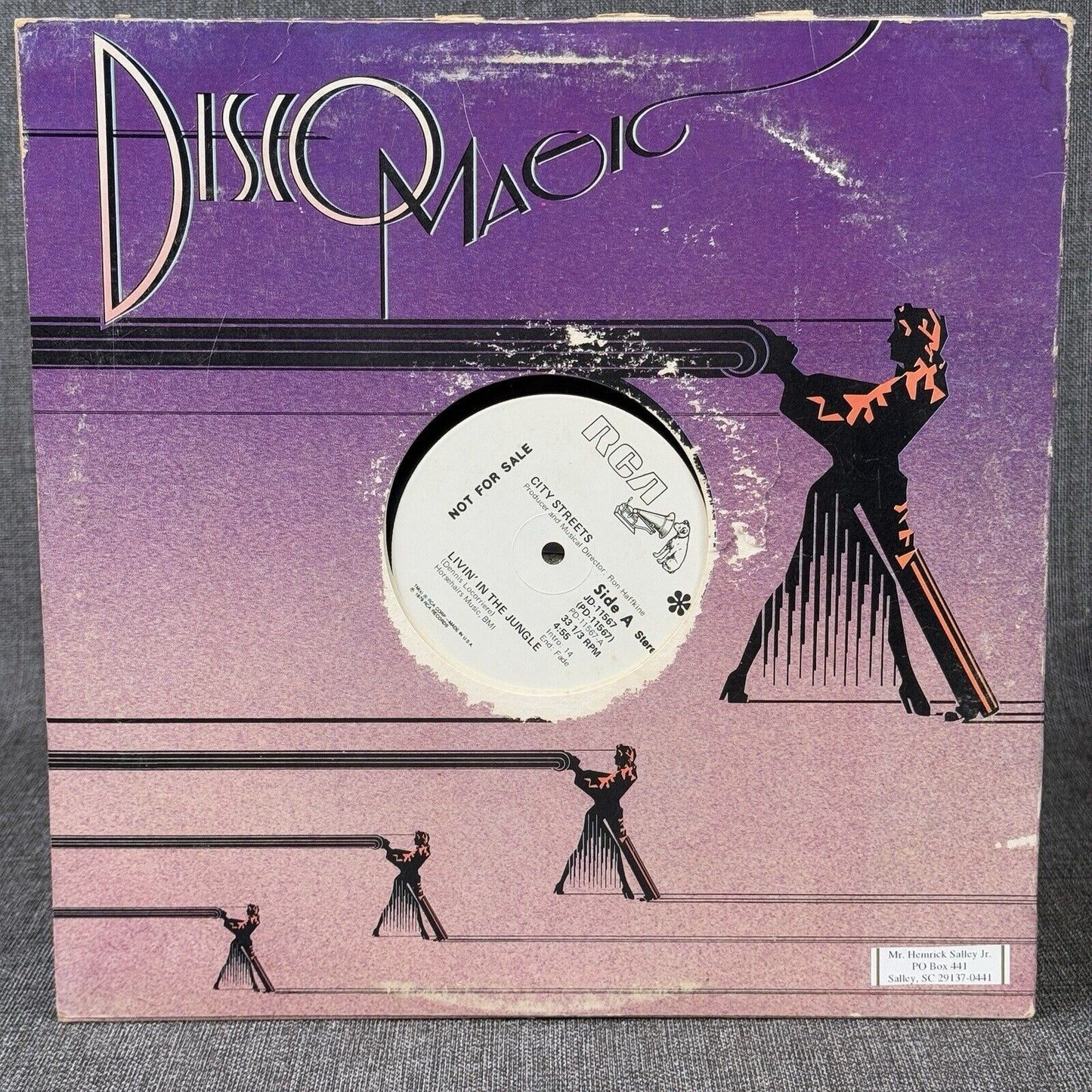 Disco Magic City Streets Promotional Vinyl Record 1979 Near Mint