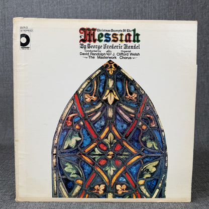 Messiah , Christmas Excerpts by George Frederic Handel Vinyl Record