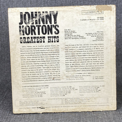 Johnny Horton's Greatest Hits Vinyl Record