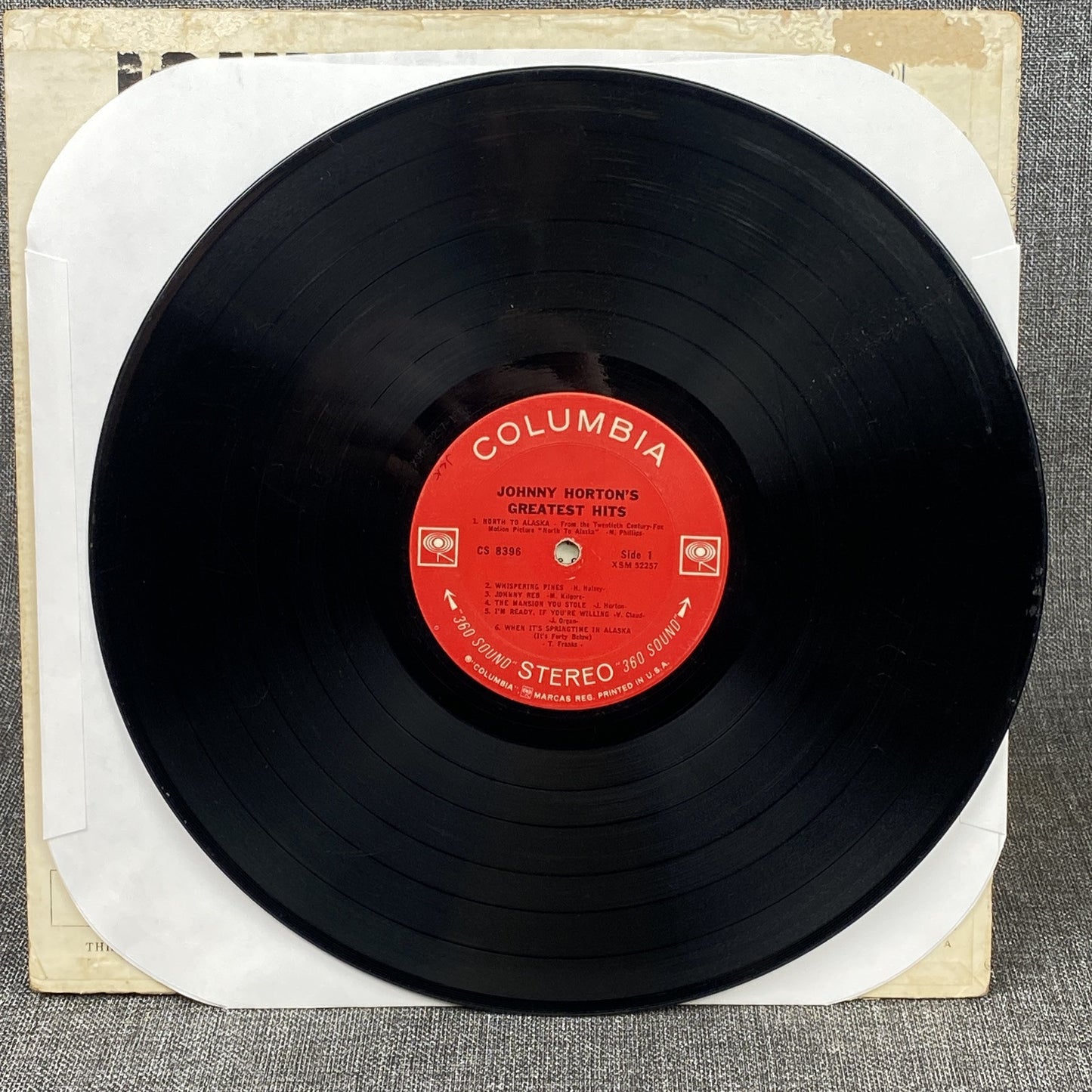 Johnny Horton's Greatest Hits Vinyl Record