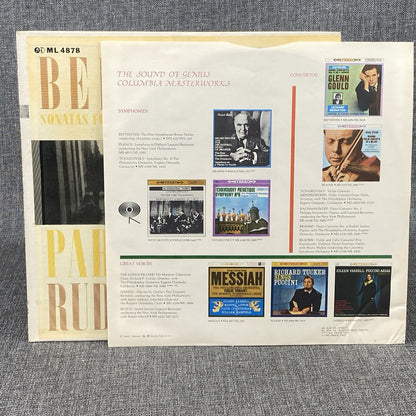 Pablo Casals Rudolf Serkin Beethoven Sonatas Columbia LP Masterworks 6 EYE