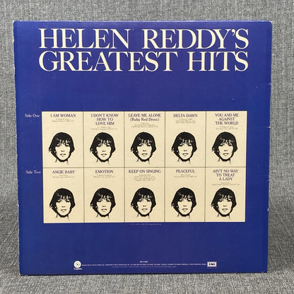 Helen Reddy's Greatest Hits Vinyl LP Capitol Records 1975