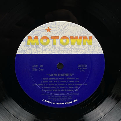 Sam Harris, Self-Titled Vinyl Record 1984 - NM