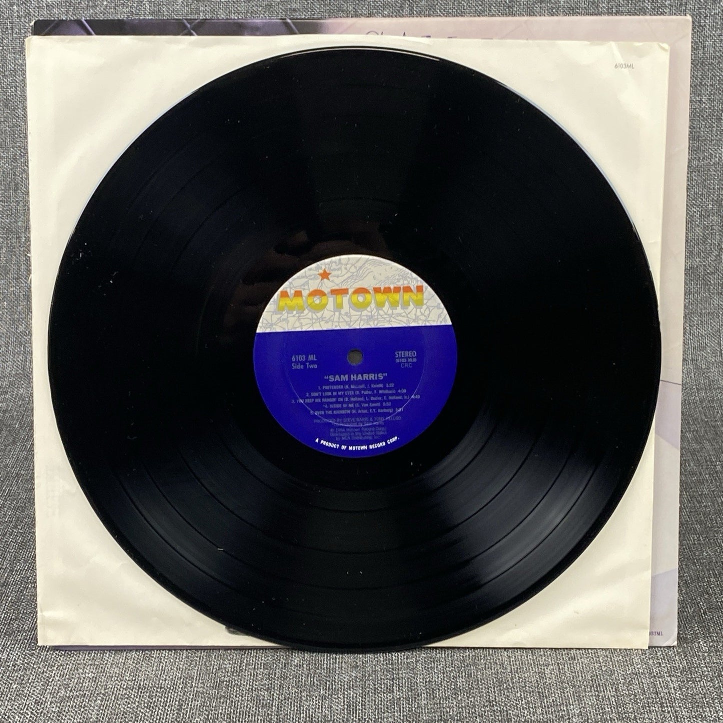 Sam Harris, Self-Titled Vinyl Record 1984 - NM