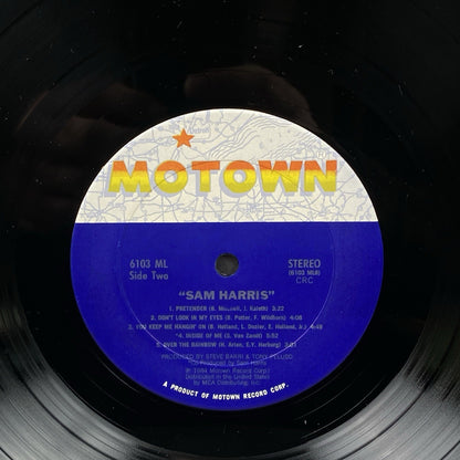 Sam Harris, Self-Titled Vinyl Record 1984 - NM