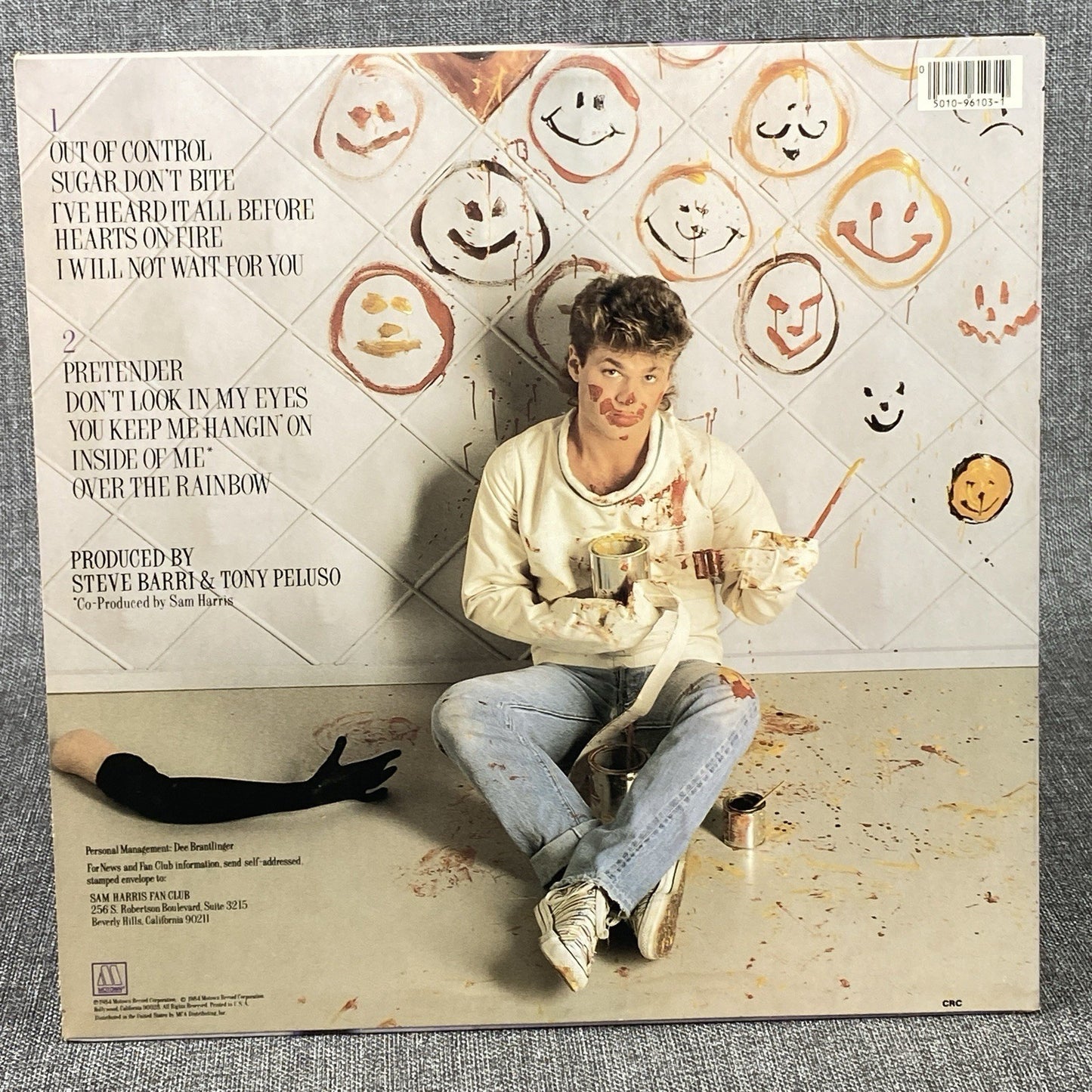 Sam Harris, Self-Titled Vinyl Record 1984 - NM