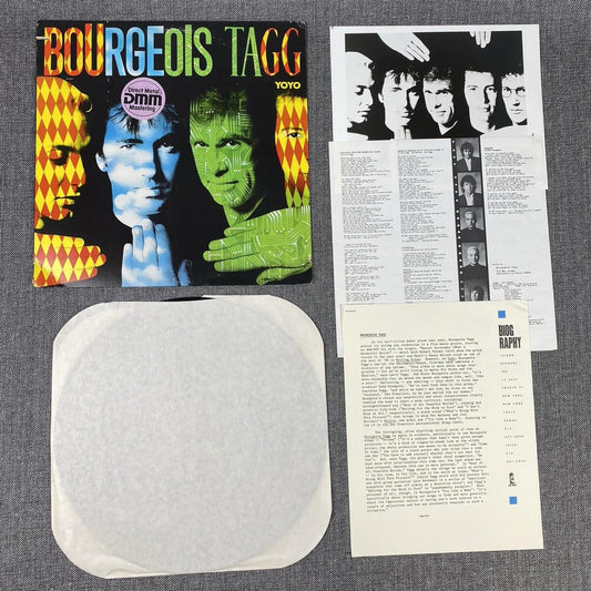 Bourgeois Tagg Yoyo PROMOTIONAL LP Vinyl Record Album -NEAR MINT